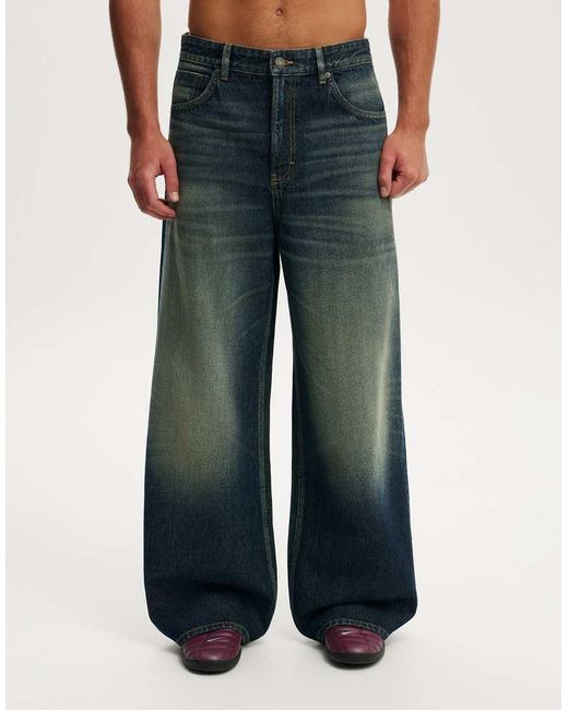 Cotton On White Super Baggy Jean for men