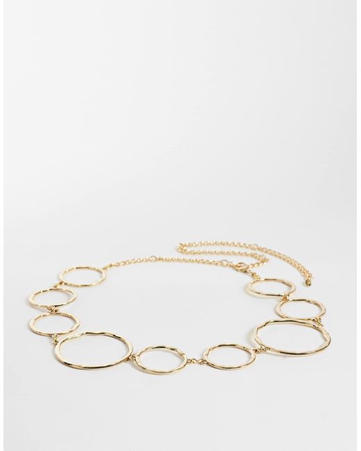 Mango Natural Circle Chain Belt
