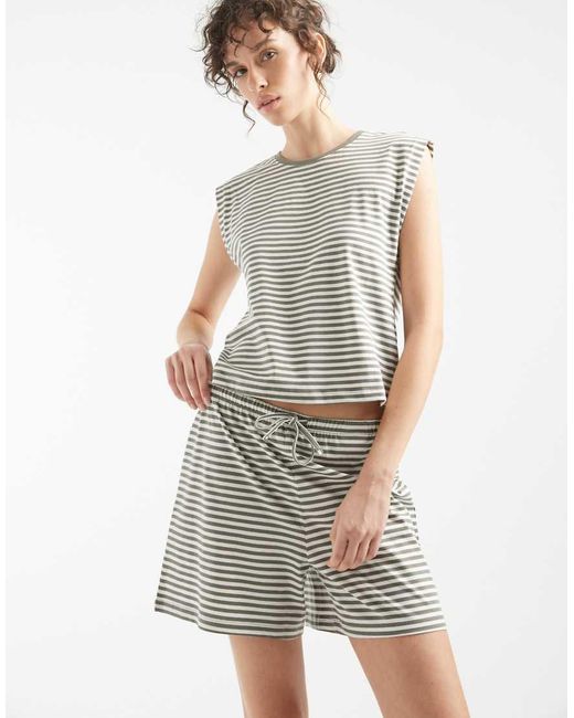 ONLY Natural Loose Fit Shorts