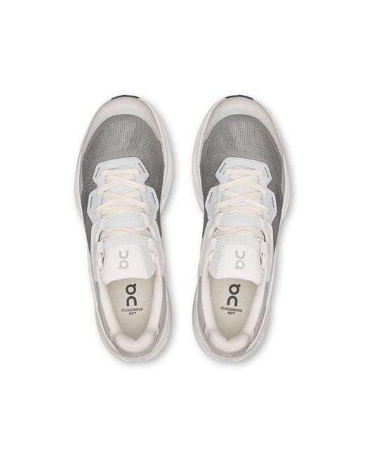 On Shoes White Cloudnova Rift Lifestyle Trainer for men