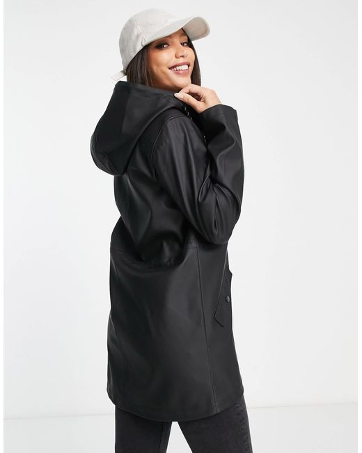 Vero Moda Black Raincoat