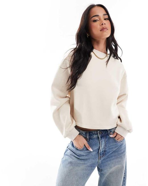 Felpa Con Fiocchi A Contrasto Sul Retro di Miss Selfridge in Blue