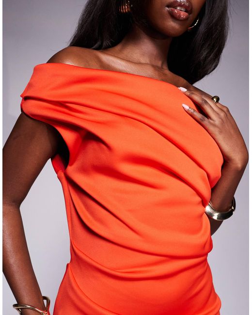 ASOS Red – minikleid aus strukturiertem, neoprenartigem stoff