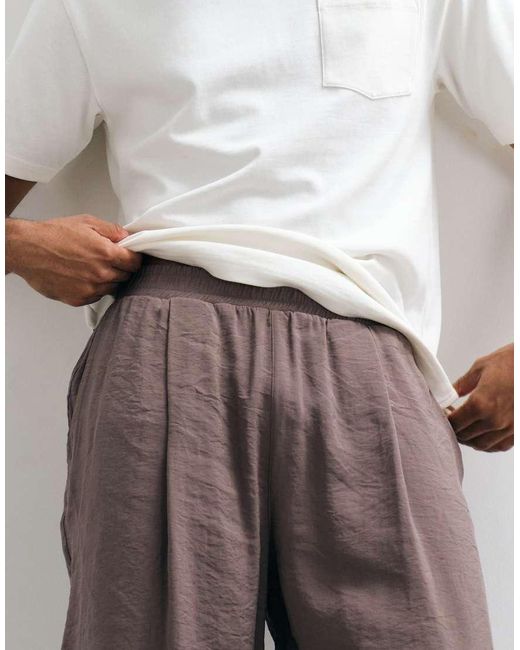 Reclaimed Vintage Gray Pull On Pants for men