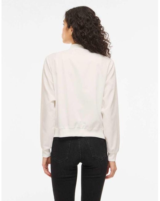 Vila White Bomber Jacket