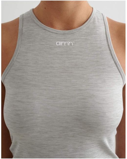 Aim'n Blue Melange Soft Basic Singlet