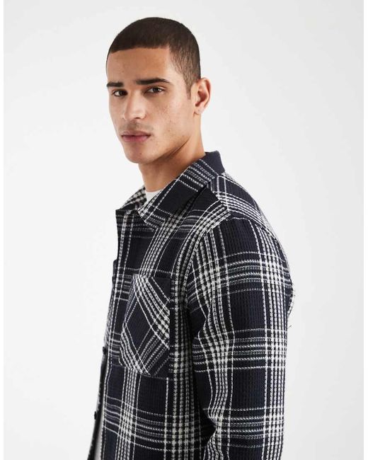 Threadbare Gray Pocket Front Shacket for men