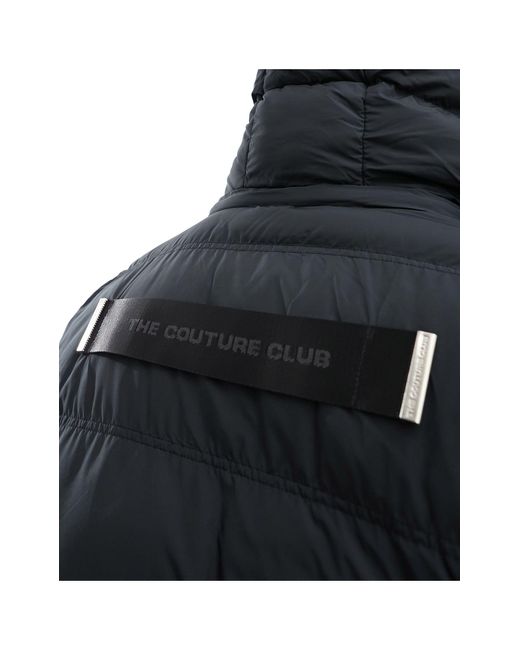 The Couture Club Black Essentials Puffer Jacket for men