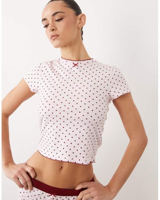 ASOS Pink Mix & Match Pajama Baby Tee