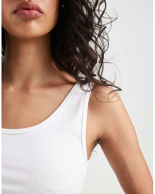 ONLY Tanktop in het White