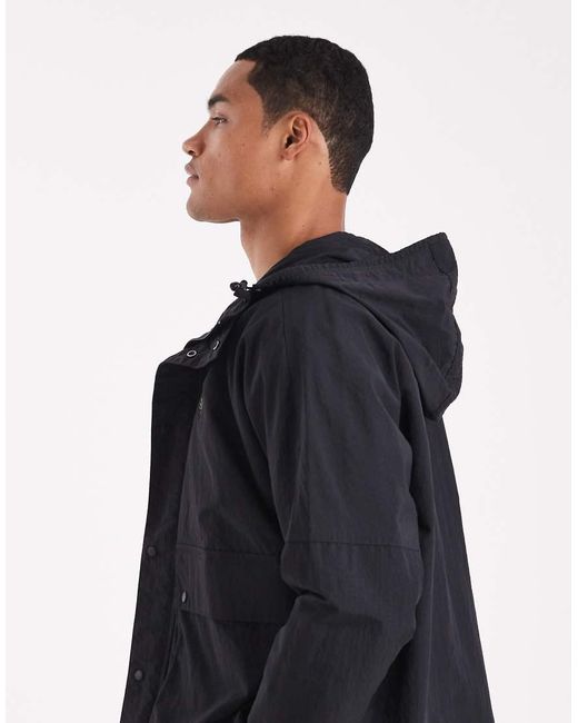 Fred Perry Blue Parka Jacket for men