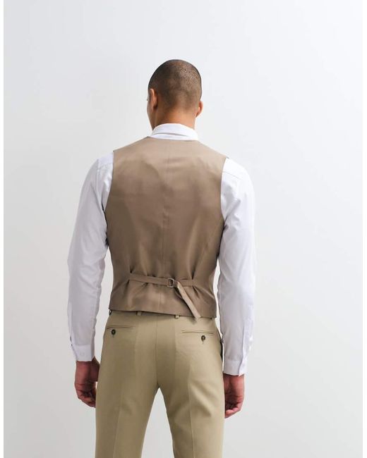 ASOS Gray Skinny Suit Suit Vest for men