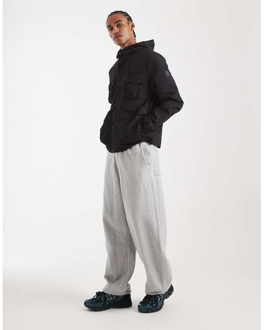 Chubasquero Impermeable Con Capucha De Threadbare de hombre de color Black