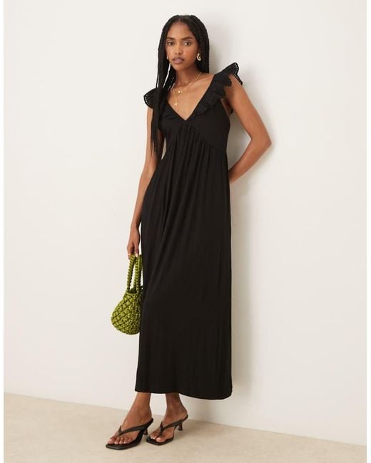 Nobody's Child Black Jojo Maxi Dress