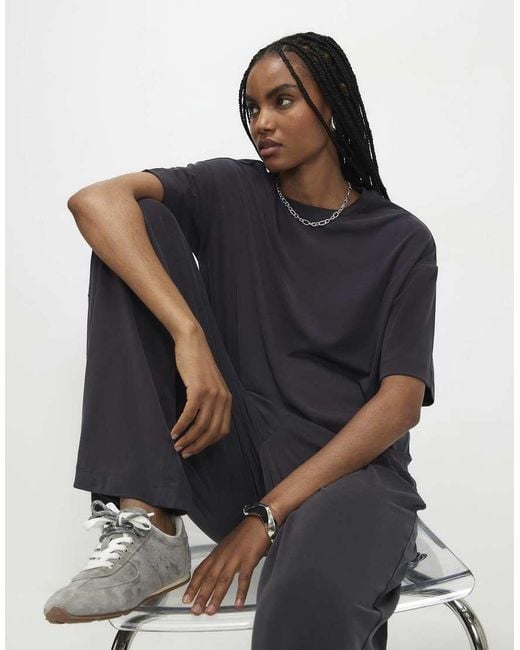 River Island Blue Soft Touch T-Shirt