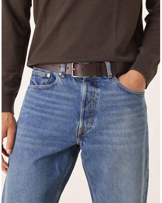 Calvin Klein Brown Calvin Klein Buckle Belt for men