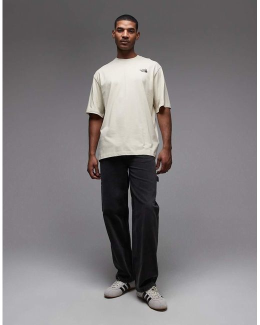 The North Face Gray Food Fun Back Print T-shirt for men