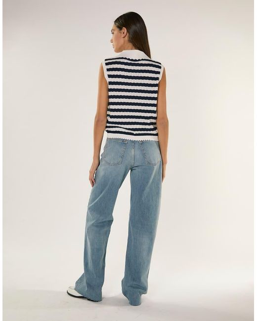 Glamorous Blue Straight Leg Jeans