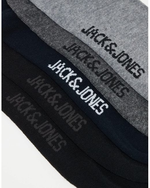 Jack & Jones White Socks 5 Pack for men