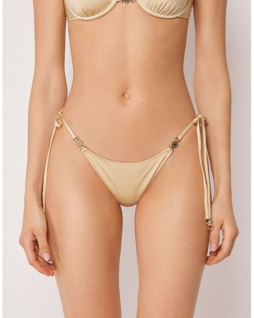 Calzedonia Natural Tie Bikini Bottoms Minimal Fit