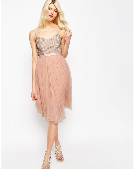 Needle & Thread Coppelia Embellished Ballet Tulle Dress in Pink | Lyst  Canada