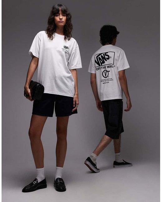 Vans Black Stockpile Graphic Back Print T-shirt