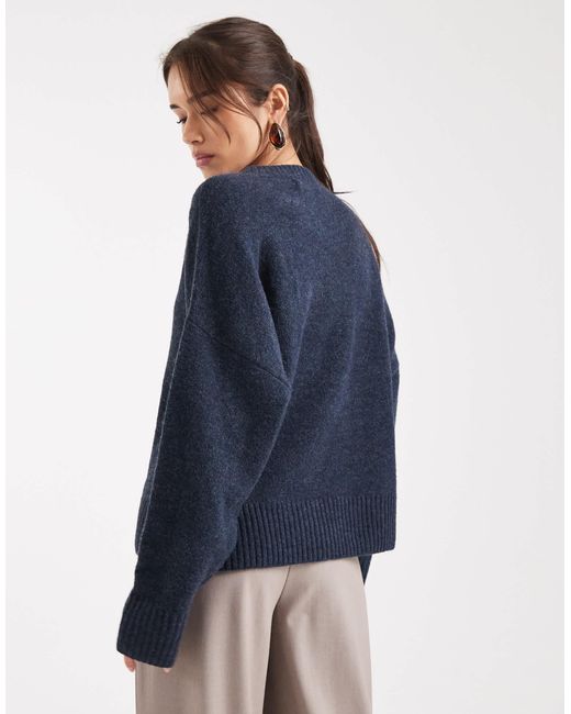 Vero Moda Blue – weicher pullover