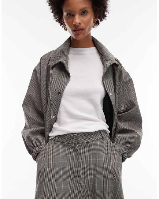 ASOS Gray Tailored Circle Maxi Skirt