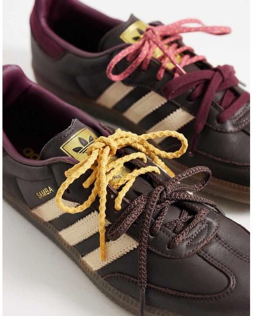 Adidas Originals Brown Samba Og Trainers for men