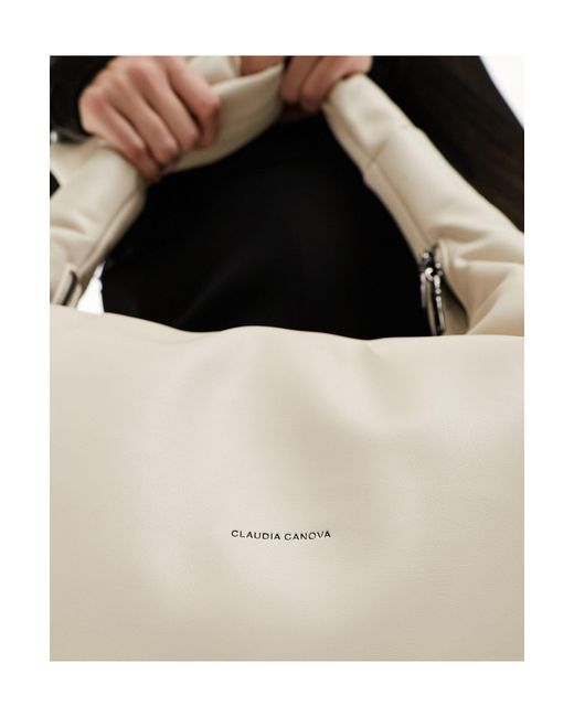 Grand sac à bandoulière souple - cassé Claudia Canova en coloris Black