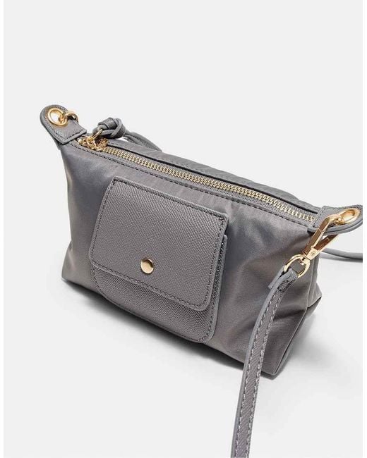 Stradivarius White Contrast Mini Bag