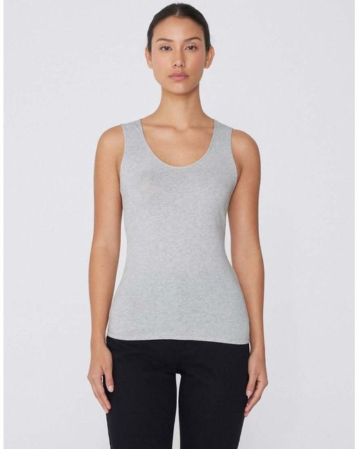 Tezenis Gray Camisole With Wide Straps