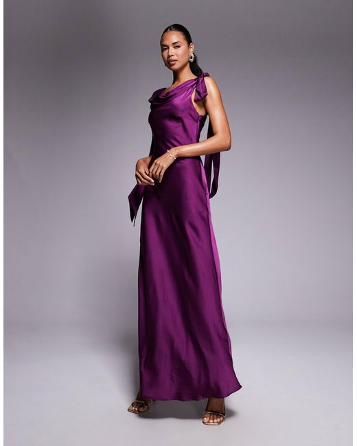 TFNC London Purple – maxikleid
