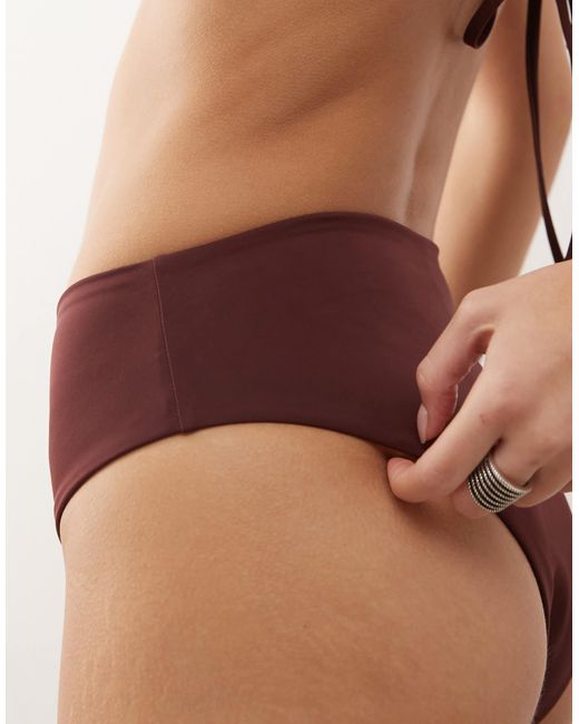 Mix & match - bas Weekday en coloris Brown