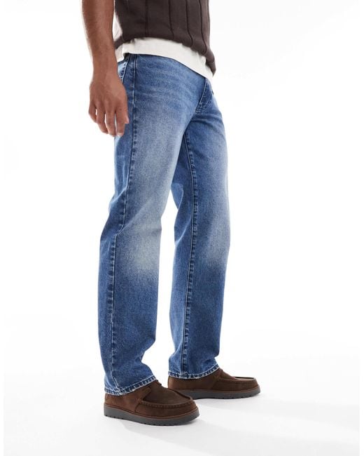 Fred Perry Blue Kenney Mid Top Waxed Suede Boots for men
