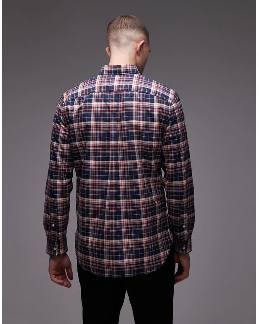 Tommy Hilfiger Gray Heritage Oxford Check Shirt for men