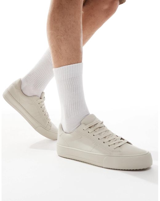 Pull&Bear – retro-sneaker in White für Herren