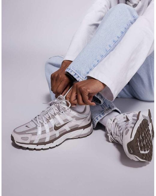 Nike Gray P-6000 Trainers
