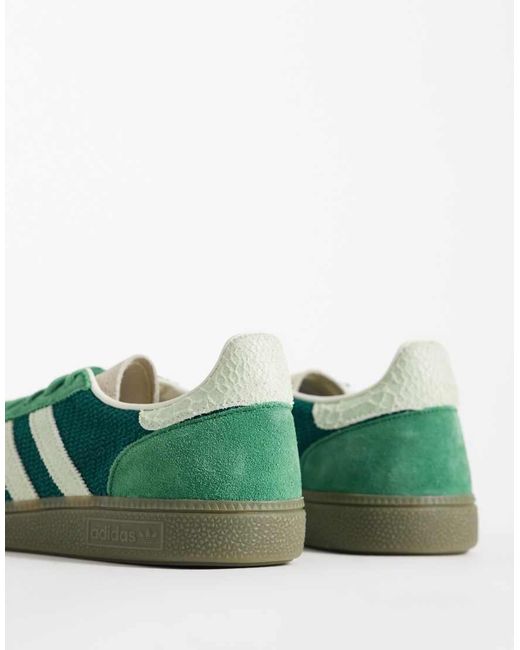 Adidas Originals Green Handball Spezial Sneakers for men