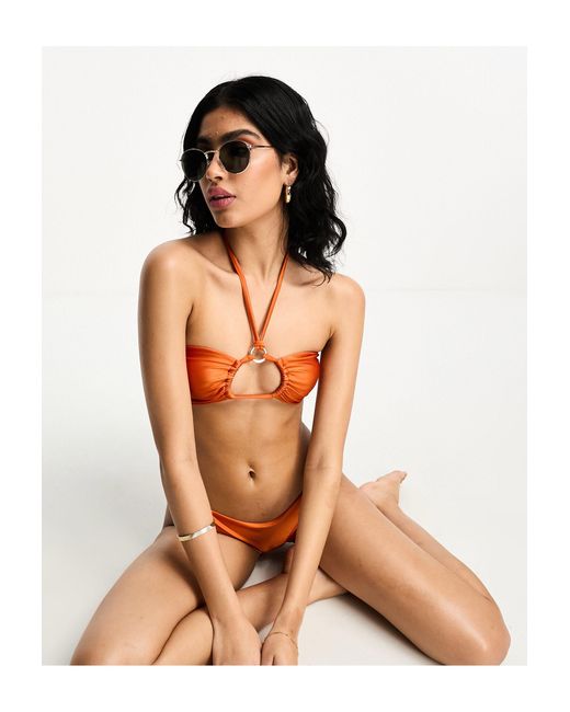 Hunkemöller Desert Bandeau Bikini Top in Orange | Lyst Australia