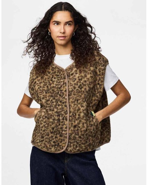 Pieces Brown Vest