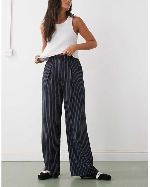 Reclaimed Vintage Blue Tailored Baggy Trouser