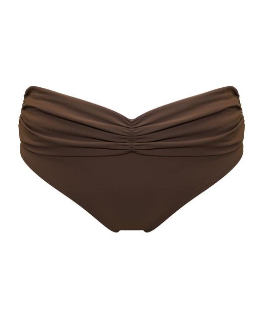 Pour Moi Brown Tulum Luxe Matte Foldover Bottoms- Chocolate