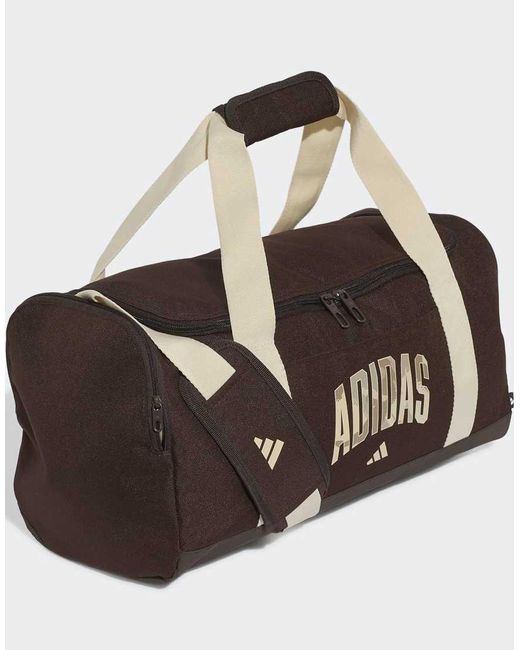 Adidas Originals Brown Camo Graphic Duffel S Bag