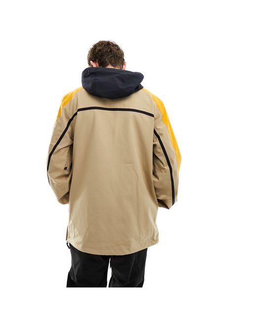 Brighton - giacca pullover da sci beige di Volcom in Black da Uomo