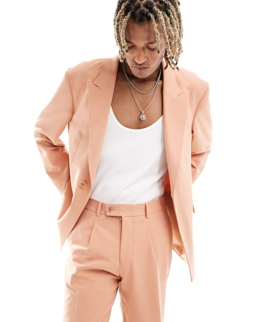 Viggo Pink Lavoir Suit Jacket for men