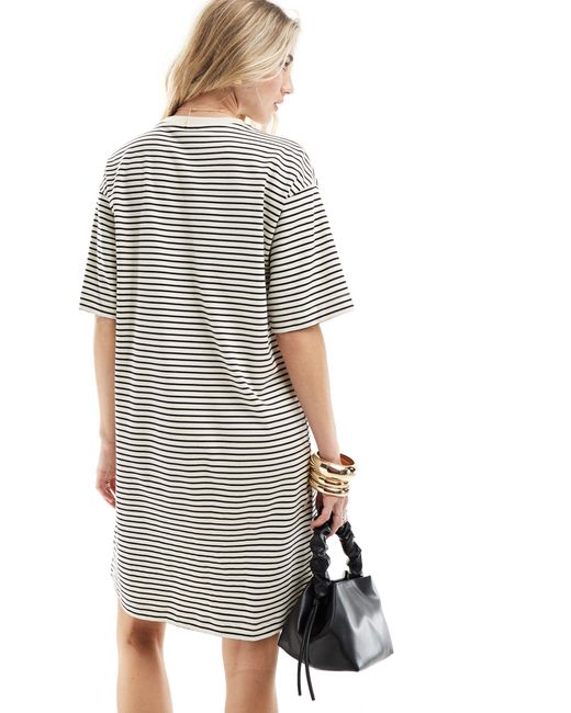 Vero Moda Gray Aware Oversized T-shirt Dress