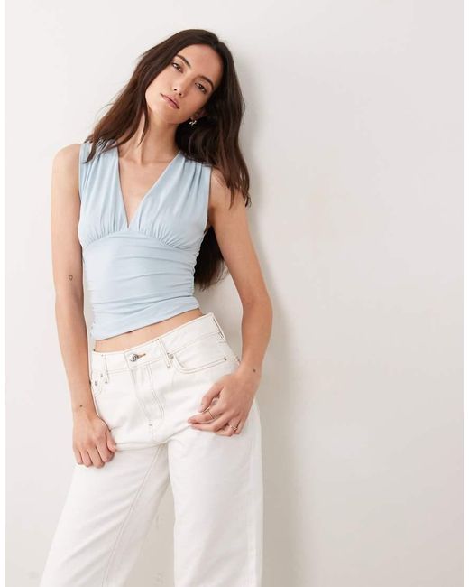 Cotton On Blue Ellie Wrap Halter