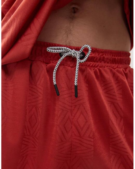 Pantalones Cortos Rojos De Football Umbro de hombre de color Red