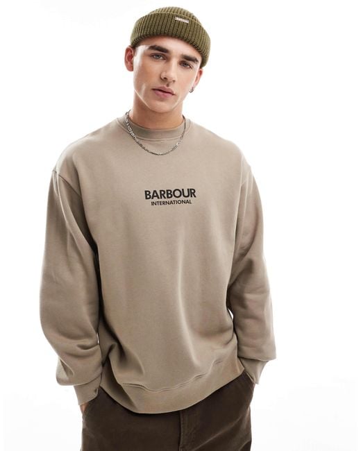 Barbour Natural Formula Oversized Crew Sweat for men